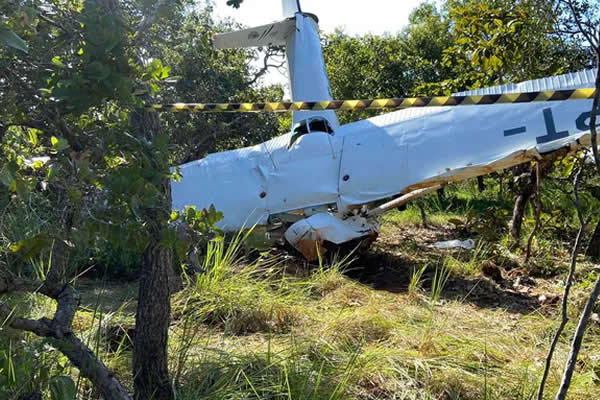 Aeronave para pesquisa cai na Lunda Norte